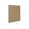 Head West® 36" Addyson Embossed Rich Brown Framed Beveled Wall Mirror